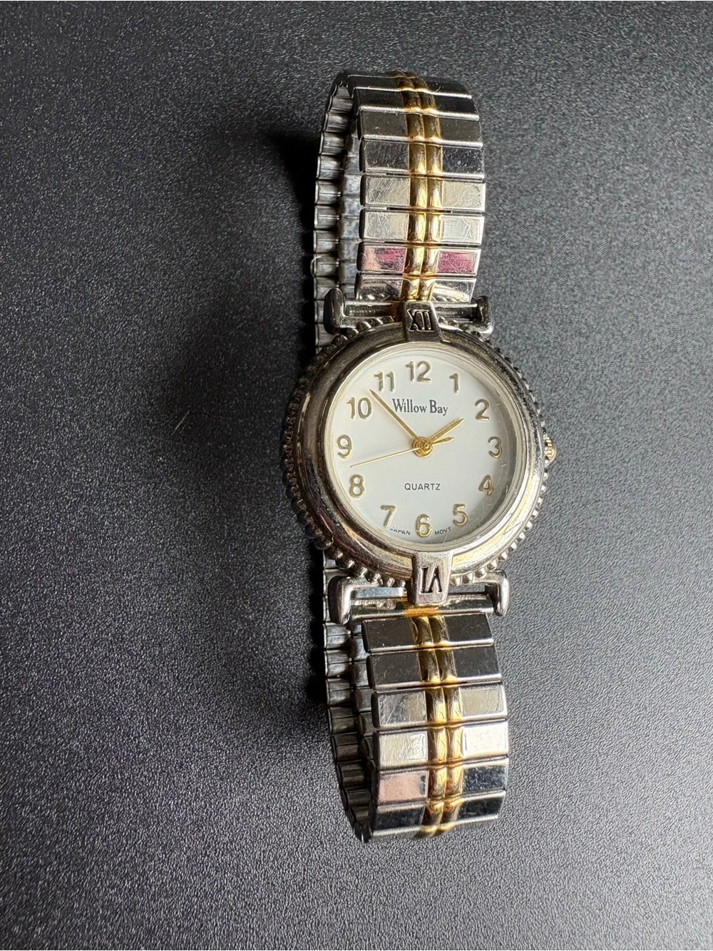 Two-Tone‎ Women's Bracelet Watch - Silver & Gold